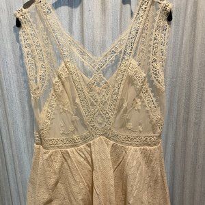 Free People Lace Mini Dress
